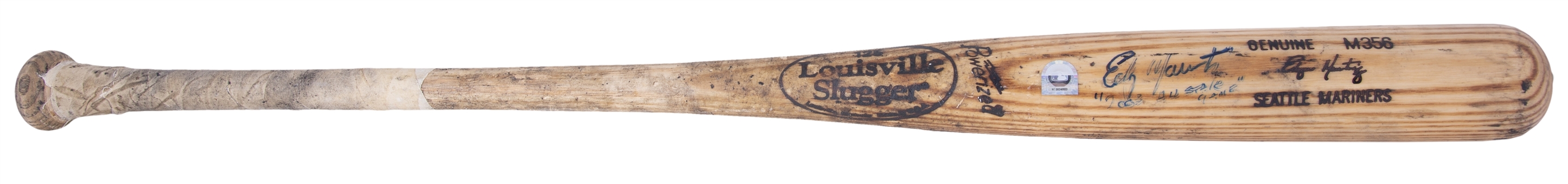 2003 Edgar Martinez All Star Game Used & Signed Louisville Slugger M356 Model Bat (MEARS A10, PSA/DNA GU 10 & MLB Authenticated)